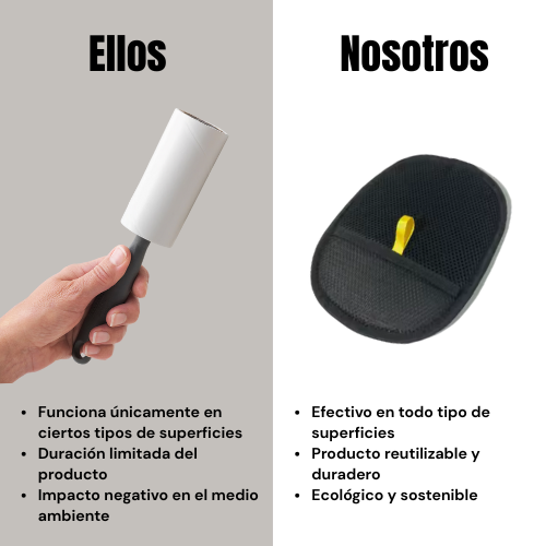 Guante Atrapa Pelo