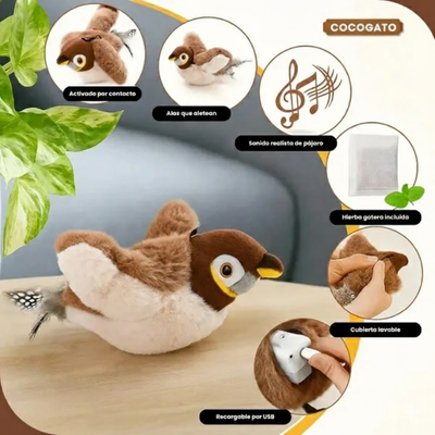 Cocogato™ Pájaro Volador Interactivo