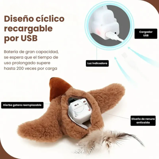 Cocogato™ Pájaro Volador Interactivo