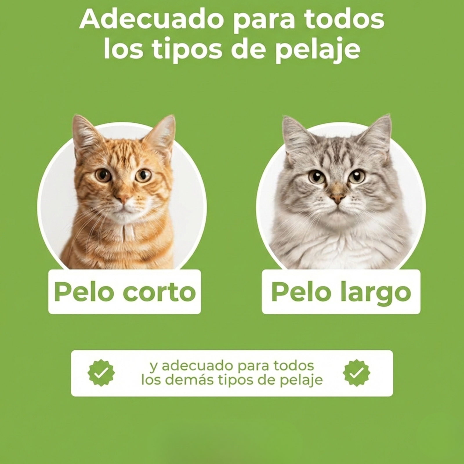Peina sin esfuerzo el pelaje más denso