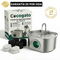 Fuente de Agua para Gatos Cocogato — Acero Inoxidable 3,2L con Esterilizacion UV